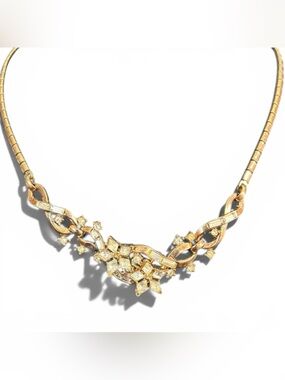 Alfred Philippe for Trifari Rhinestone Necklace